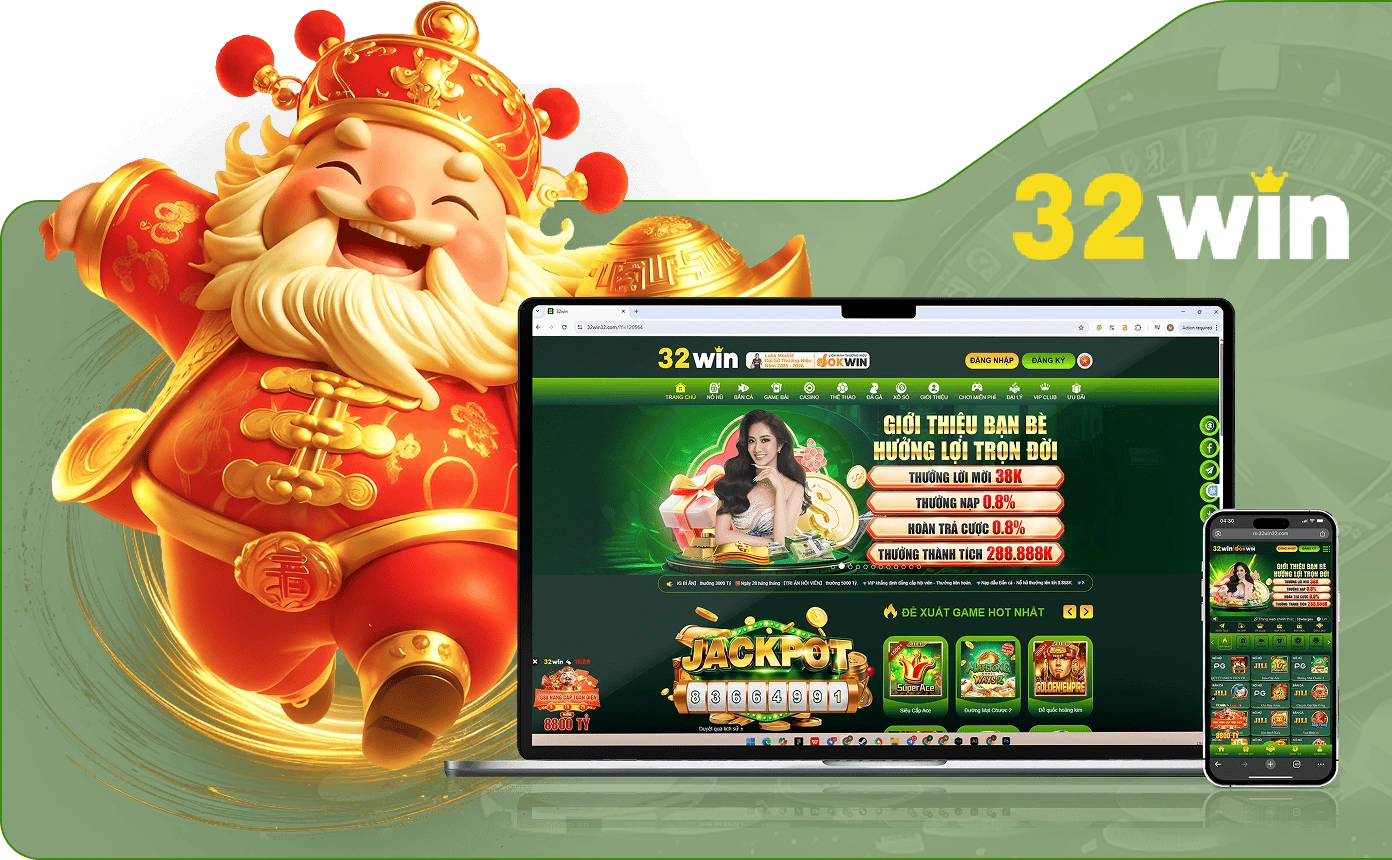 Dịch vụ ứng dụng 32Win trên di động